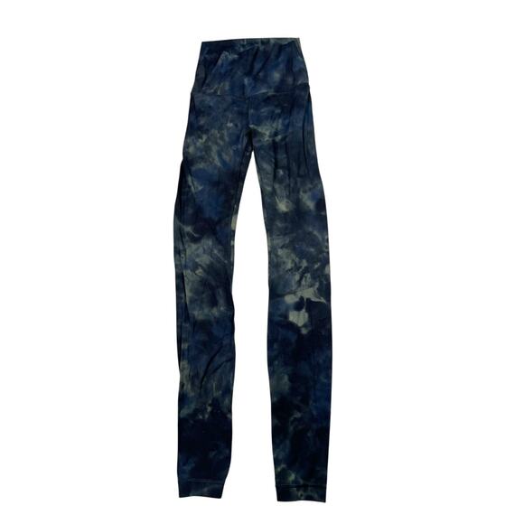 Lululemon Align High Rise Pants Leggings 28" W5CMGS Diamond Dye Grey Green 2 - Picture 2 of 7